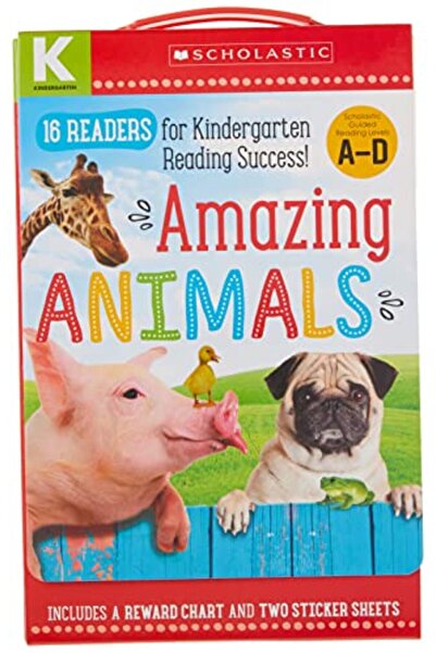 Scholastic Us مجموعة صندوق الحيوانات المذهلة للأطفال من A إلى D: مجموعة سكولا...