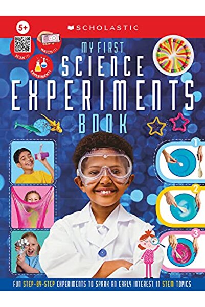 Cartwheel Books كتاب تجاربي العلمية الأولى: كتيب التمارين للطلاب الصغار (كتاب...