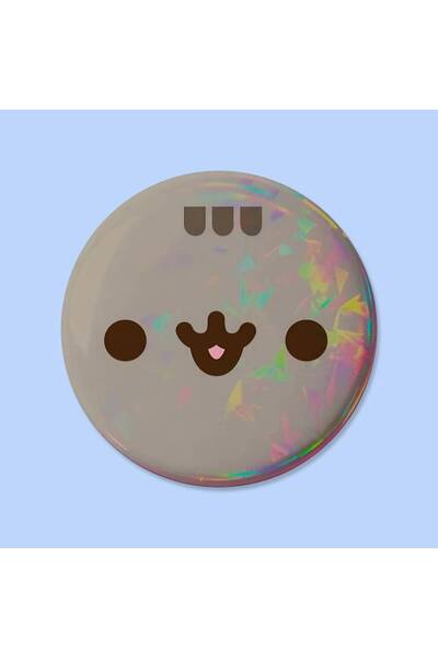 Choice28 bilibili z1 25x25mm شارات ودبابيس زينة دائرية لطيفة بتصميم P-Pusheen...