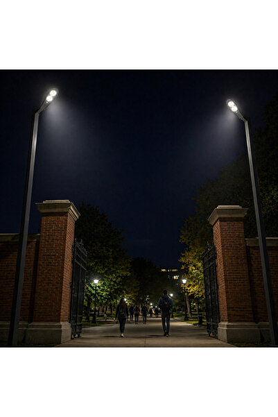 OEM ΣΕΤ 2 τεμαχίων Φωτιστικό Δρόμου με 90 LED, Ηλιακή Φόρτιση (V05)