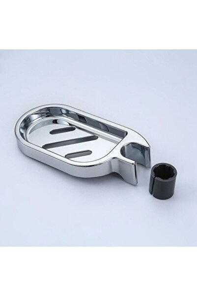 choice2 25mm Gadget Bath Shower Silver Plates Soap Holder Adjustable Rail Sli...