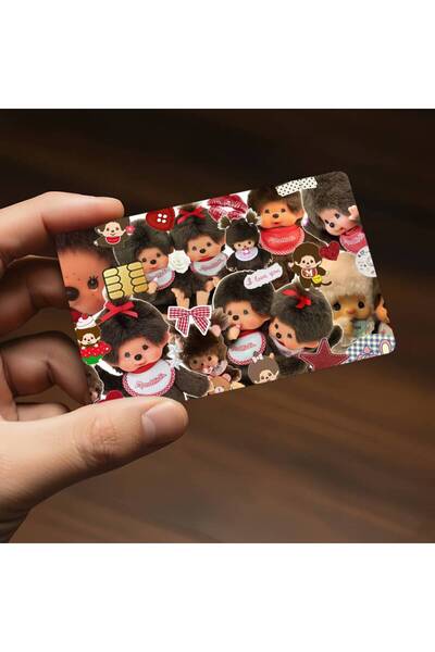 Choice z4 18.6x13.7CM Fashion M-Monchhichi-M Credit Decorative Card Stickers ...