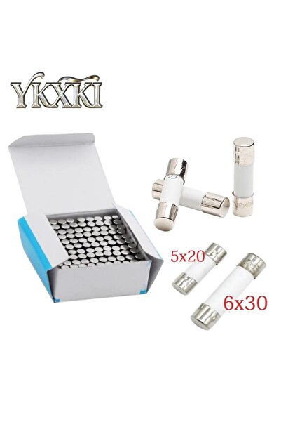 Choice32 100PCS 20A Ceramic 6x30 20-100pcs 5*20mm 6*30mm Fast blow Ceramic Fu...