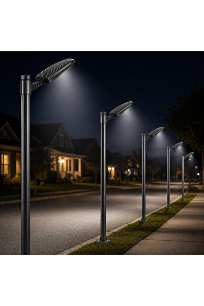 OEM ΣΕΤ 5x Φωτιστικό Δρόμου 1200W, Ηλιακή Φόρτιση (V07)