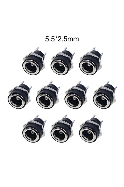 choice2 10pcs 5525 YuXi 10pcs 5.5x2.1mm 5.5x2.5mm DC Power Jack Supply Socket...