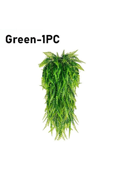 choice2 Green-1PC Persian Grass Simulation Wall Hanging Artificial Ferns Vine...