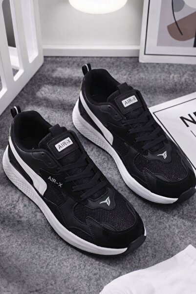 SOLAZER Women's Casual Sporty Black Sneaker Shoes