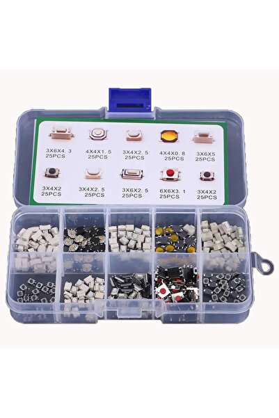 Choice 250Pcs Durable 10 Types Car Remote Control Push Button Switch 100/200/...