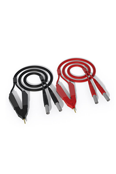 Choice 1red 1black Kelvin Test Lcr，4mm safety Banana connector,Kelvin probes，...