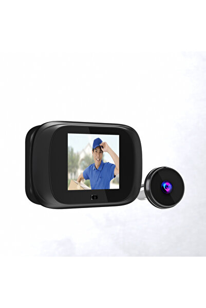 choice2 Black Digital Door Viewer Peephole Door Camera Doorbell 2.8-inch Nigh...