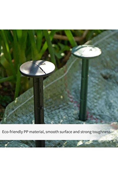 Choice 16cm100Pcs green,100pcs Turf Nails Lawn Mulch Fixing Nails, Plastic Ga...