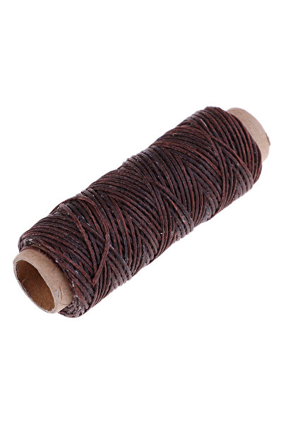 Choice4 Dark coffee High Quality Durable 240 Meters 1mm 150D Leather Waxed Th...