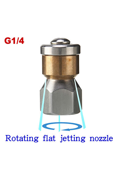 Choice3 Burgundy Sewer Jetter Nozzle Cleaning Nozzle Tips for Pressure Washer...
