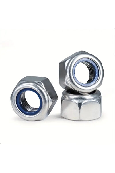Choice 100pcs 100pcs Stainless Steel M3/M4/M5/M6 Hex Locking Nuts with Blue N...