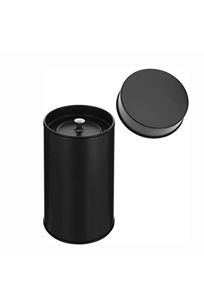 Choice3 black Tea Box for Loose Tea 16 Oz Round Double Seal Tin Can with Lid ...