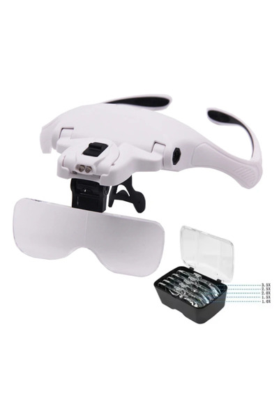 Choice B2 Magnifying Glasses LED Light Head Loupe Jeweler Watch Bright Magnif...