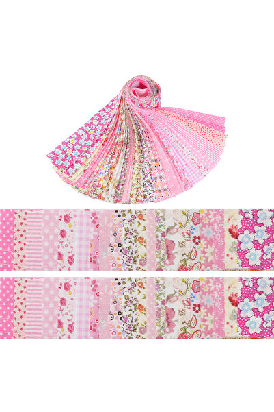 choice2 6.5x50cm Pink 40pcs Pink Pure Cotton Jelly Rolls | Homemade Quilted P...