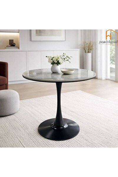 Al Saadah Home Individual Service Table - Iron - 60*60*74 cm