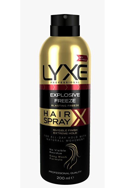LYXE Εξαιρετικά Ισχυρό Σπρέι Μαλλιών 200 ml – Ευέλικτο και Χωρίς Υπολείμματα ...