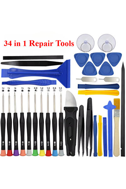 Choice3 34 pcs 34/15 in 1 Precision Screwdriver Repair Tool Set for Mobile Ph...