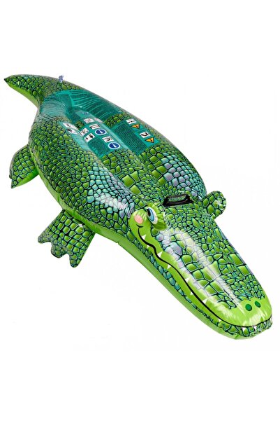 BESTWAY Saltea gonflabila 150 cm model Green Crocodile