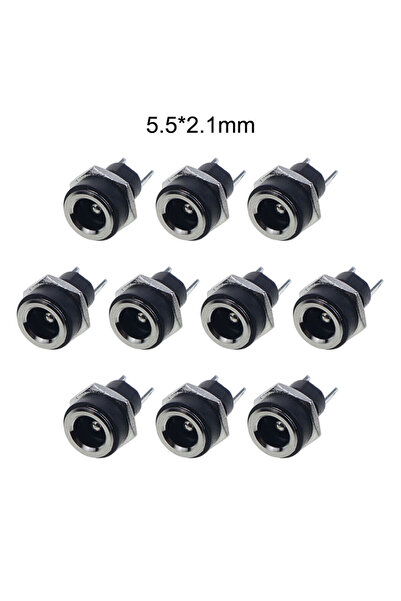 Choice1 10pcs 5521 YuXi 10pcs 5.5x2.1mm 5.5x2.5mm DC Power Jack Supply Socket...