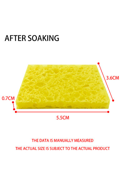 Choice 10pcs 10pcs Soldering Iron Tips Cleaning Sponge Cleaner High Temperatu...