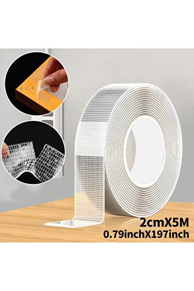 Choice 2cmX5M 5m Nano Double-Sided Adhesive Tape - Ultra-Strong adhesion， Cle...