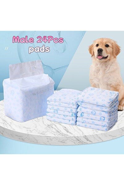 Choice M Male-24pcs 24/20 Pcs Pets Diapers Nappy Disposable Diaper Plush and ...