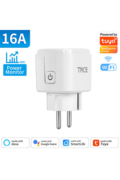 choice2 Power Monitor WIFI 16A TNCE TNCE Tuya Wifi/Zigbee3.0 Smart Plug 16A/2...