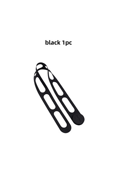 Choice black 1pc 54cm Silicone Elastic Universal Reusable Lid Strap Pot Holde...