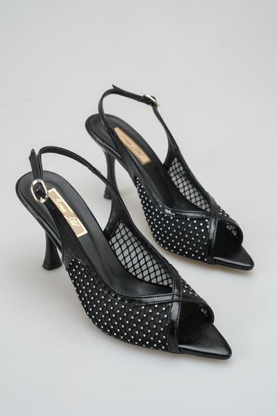 SENASTİL Διαφανές διχτυωτό υλικό με πέτρες που αντανακλούν το φως, κομψά γυνα...