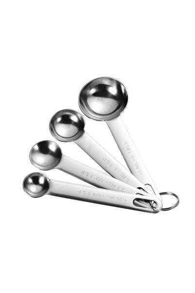 Choice 4PCS Set Stainless Steel Measuring Spoon 4/6/7/8 Pcs Set with Scale Me...