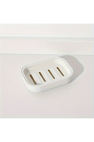 Choice1 Off-white 1pc Double-Layered Creative Soap Box - Portable, Travel-Fri...