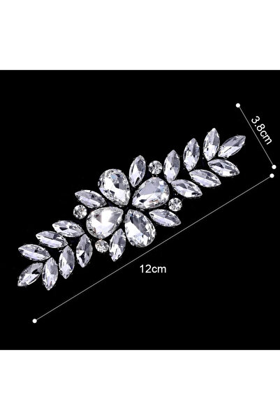 Choice 03-12CM Ducrystal Glass Crystal Motif Rhinestone Chain Hot Fix Shiny R...