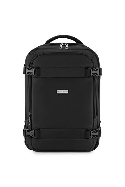 zagatto Σακίδιο πλάτης για αεροπορικά ταξίδια, μαύρο, χειραποσκευή 40×30×20 ε...