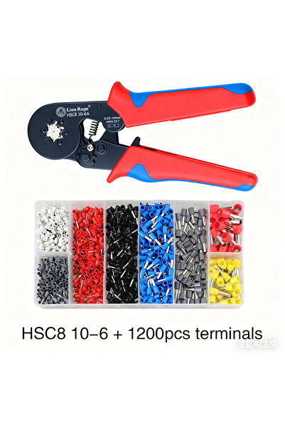 choice2 HSC8 10-6 1200 قطعة كماشة تجعيد أطراف التوصيل HSC8 10-6 - كماشة احترا...