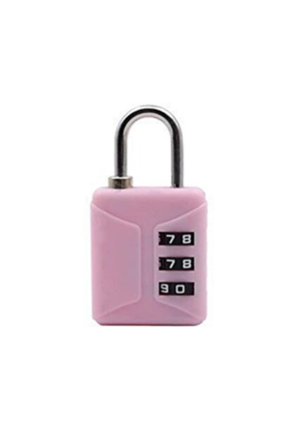 choice2 Pink Backpack Zipper Lock Mini Password Padlock Trolley Case Password...