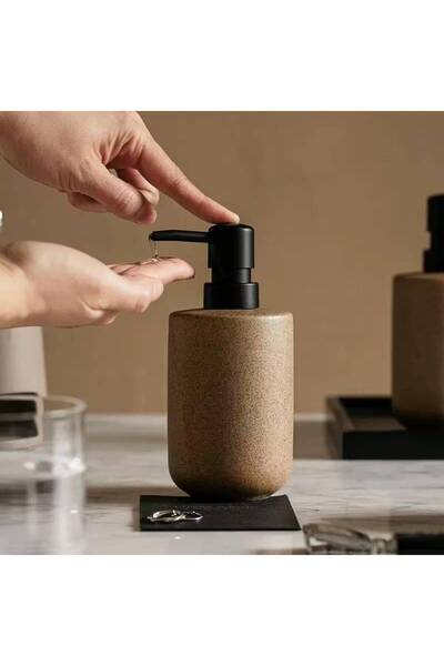 Choice1 B Nordic Ceramic Squeeze Soap Dispenser Bathroom Lotion Bottle for Sh...
