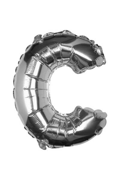 OEM Silver Balloon Letter C