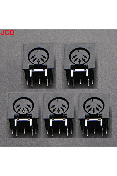 Choice DS-5-01 5 قطع JCD 5/10 قطع 652F موصل أنثى للتركيب على لوحة PCB DIN5 DI...