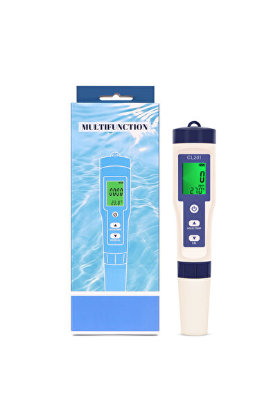 Choice3 CL2 Temp New Portable Chlorine Meter 2/3/4/5 in 1 Water Quality Teste...