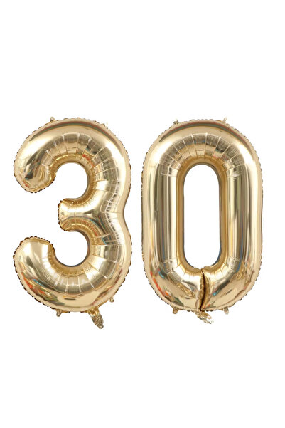 choice2 40inch 30 2pcs 40 inch Large Light Gold Number figure Balloons 10 20 ...