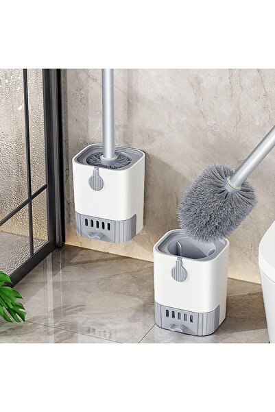 Choice1 White Home Multi-functional Toilet Brush Set Brush For Bathroom Clean...
