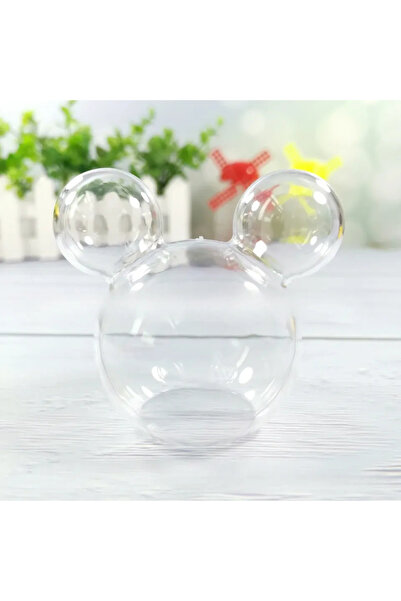 Choice4 8x6x7.5cm transparent New Mckey Mouse 12 Piece/batch Plastic Candy Bo...