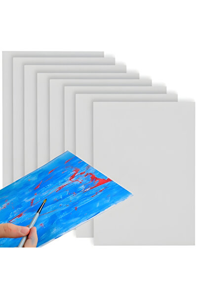 varioshop Σετ 8 τεμαχίων VarioShop ®   Καμβάδες ζωγραφικής 30x40 εκ., βαμβακε...