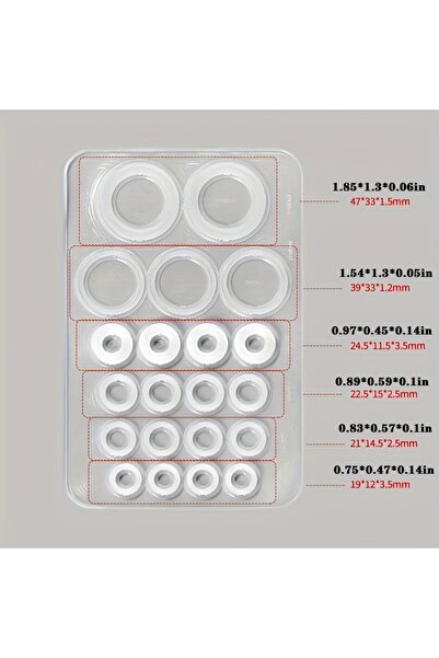 Choice big 22PCS 22/60PCS Silicone O-Ring Seal for Faucet Repair Kitchen Bath...