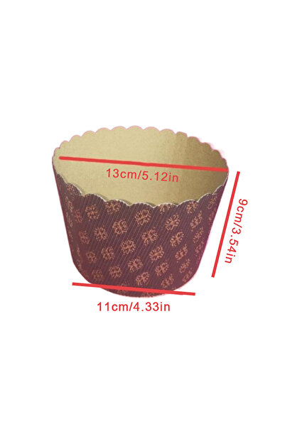 Choice1 5inch 5Pcs Dove Mold Paper Tray for Cake Pastry Bread Christmas Holid...