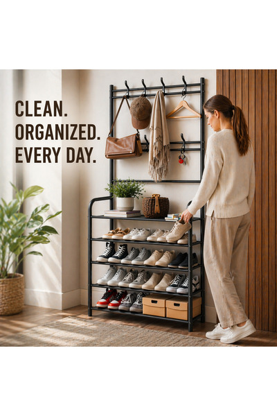 OEM Μεταλλική Παπουτσοθήκη – 5 Ράφια (V15)