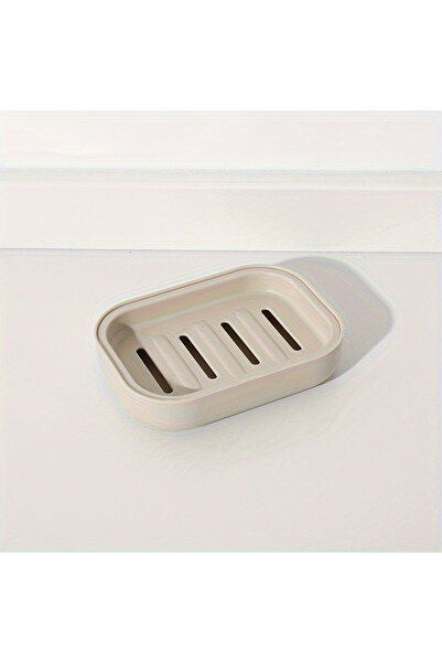 Choice3 Khaki Color 1pc Double-Layered Creative Soap Box - Portable, Travel-F...